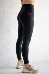 AR 2339 - NON SCRUNCH ZIPPER LEGGING