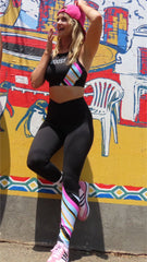 AR 2420 - STRIPE ASSYMETRIC LEGGING