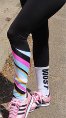 AR 2420 - STRIPE ASSYMETRIC LEGGING
