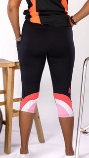 AR 2490 - 3/4 COLOURBLOCK CAPRI