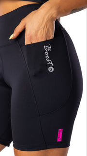 AR 2481 - NO SHOW POCKET BIKER SHORTS