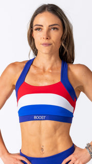 AR 2462 - 4 COLOUR CROP TOP