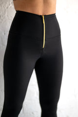 AR 2339 - NON SCRUNCH ZIPPER LEGGING