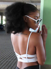 AR 2334 - TWISTED STRAP CROP TOP