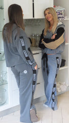 AR 2383 - WIDE LEG TRACKSUIT PANTS
