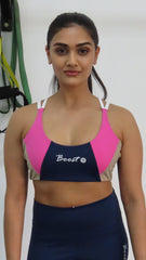 AR 1607 - COLOURBLOCK CROP TOP