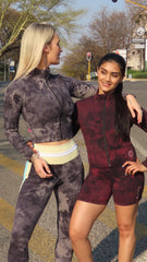 AR 2448 - SQUARE LEG CAMO POCKET BIKER SHORTS