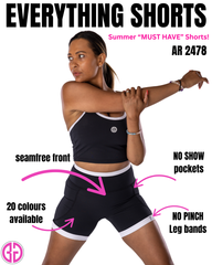 AR 2478 - SEAMFREE SHORTS + POCKETS