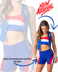 AR 2483 - COLOURBLOCK SHORTS