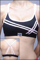 AR 990 - Striped Spaghetti Crop Top