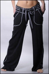 Raw edge trackpant