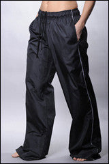 Side piping sports pants