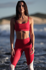 AR 1185-backless strappy x-cross crop top