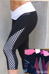 AR 1574 - River Lace Capri with Crossover Band