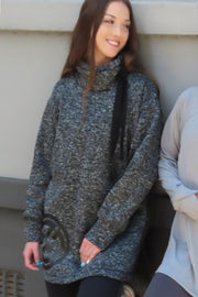 AR 2051 - BIG & WARM SWEATSHIRT - SUPER LONG LENGTH
