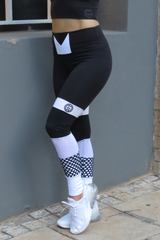 AR 1616 - Colour BLOCKED Long Tights (6 COLOURS)