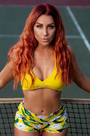 AR 1373-Halter Sexy Crop Top