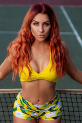 AR 1373-Halter Sexy Crop Top