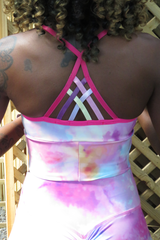 AR 1684 - PRINTED STRAPPY BODICE