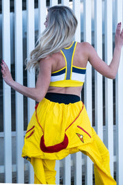AR 1815 - "PARTY ON THE BACK CROP TOP"